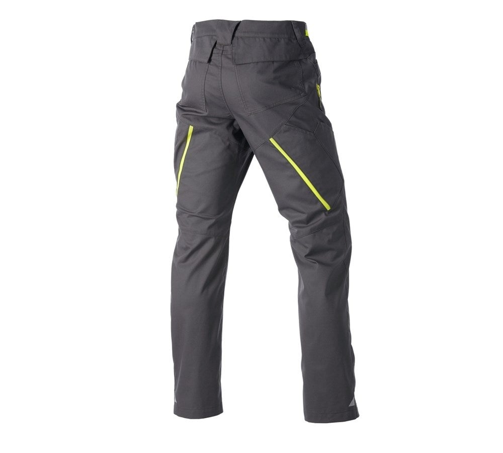 Secondary image Multipocket trousers e.s.ambition anthracite/high-vis yellow