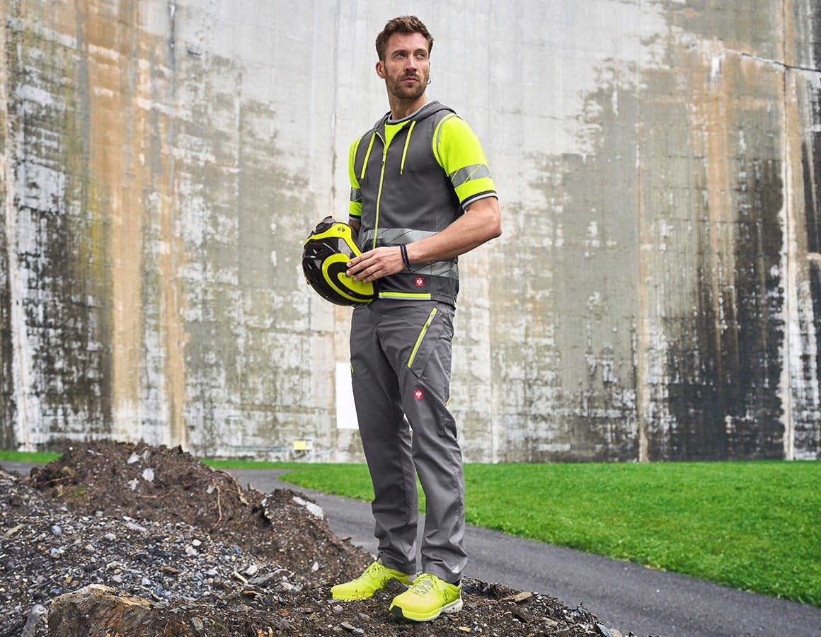 Additional image 1 Multipocket trousers e.s.ambition anthracite/high-vis yellow