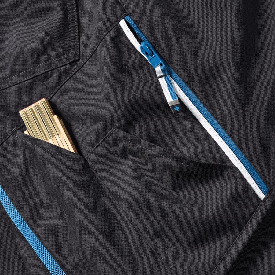Detailed image Multipocket trousers e.s.ambition graphite/gentianblue