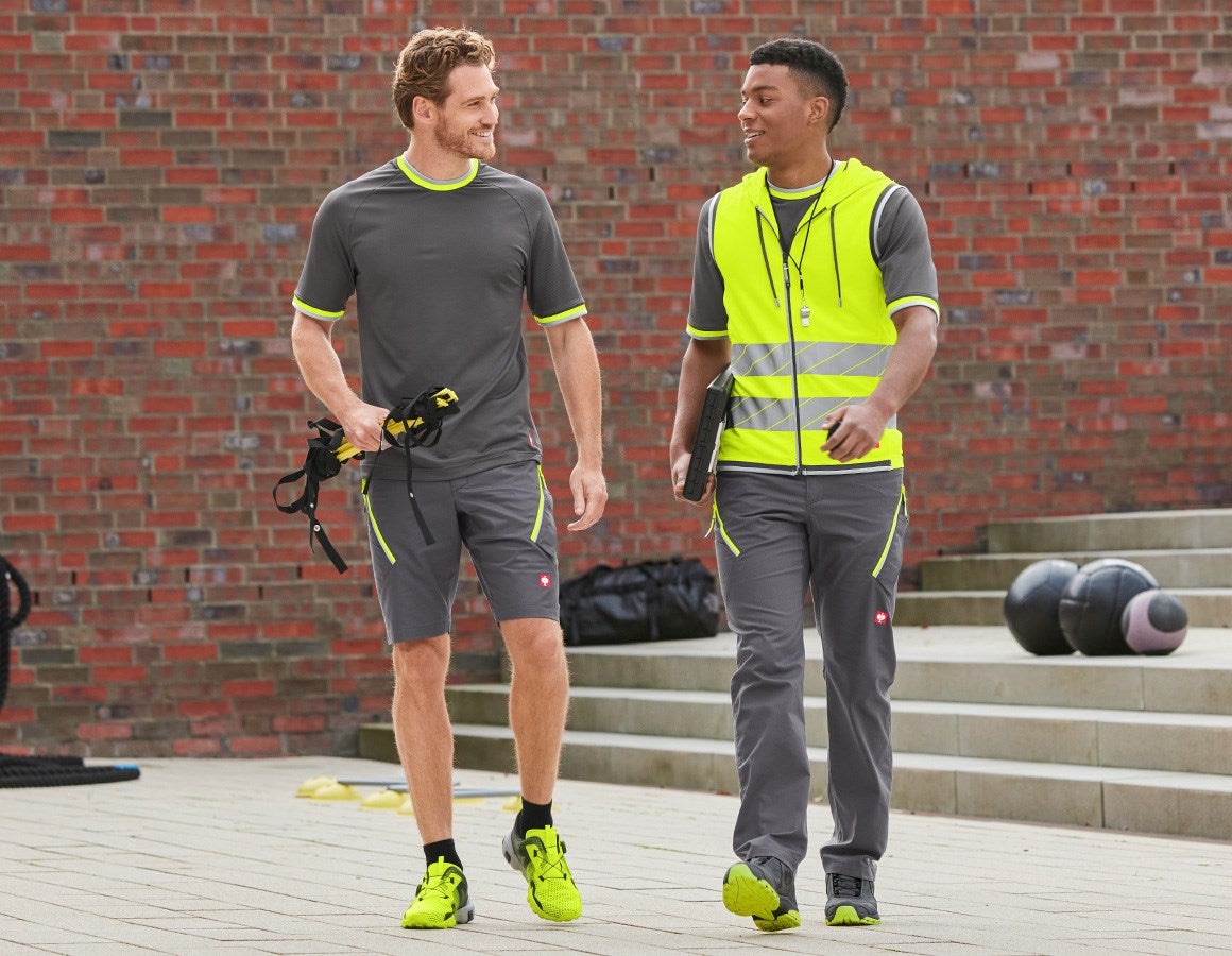 Additional image 2 Multipocket shorts e.s.ambition anthracite/high-vis yellow