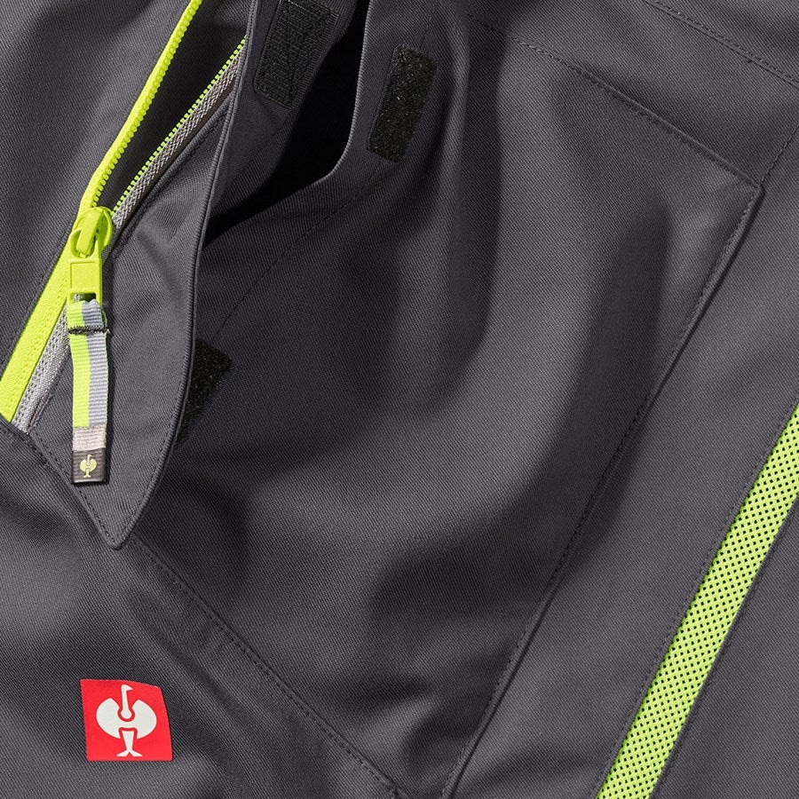 Detailed image Multipocket shorts e.s.ambition anthracite/high-vis yellow