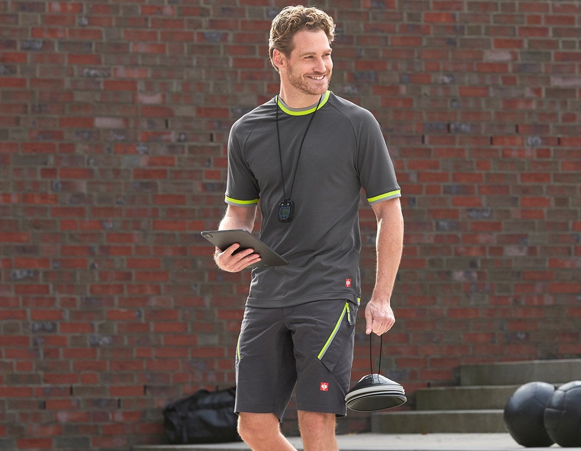 Additional image 5 Multipocket shorts e.s.ambition anthracite/high-vis yellow