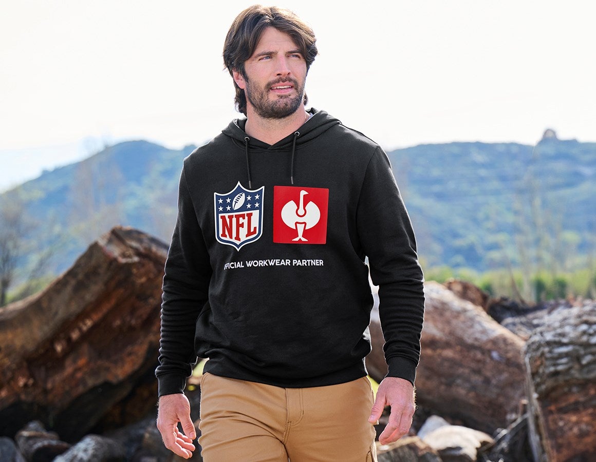 Main action image NFL Hoodie cotton black