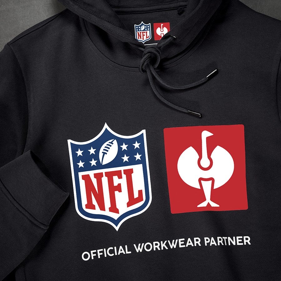 Detailed image NFL Hoodie cotton, ladies black