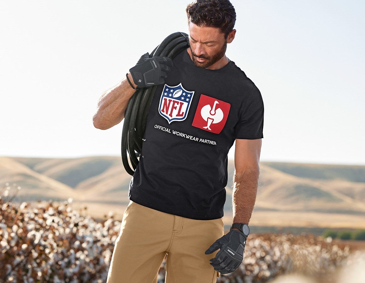 Main action image NFL T-Shirt cotton black