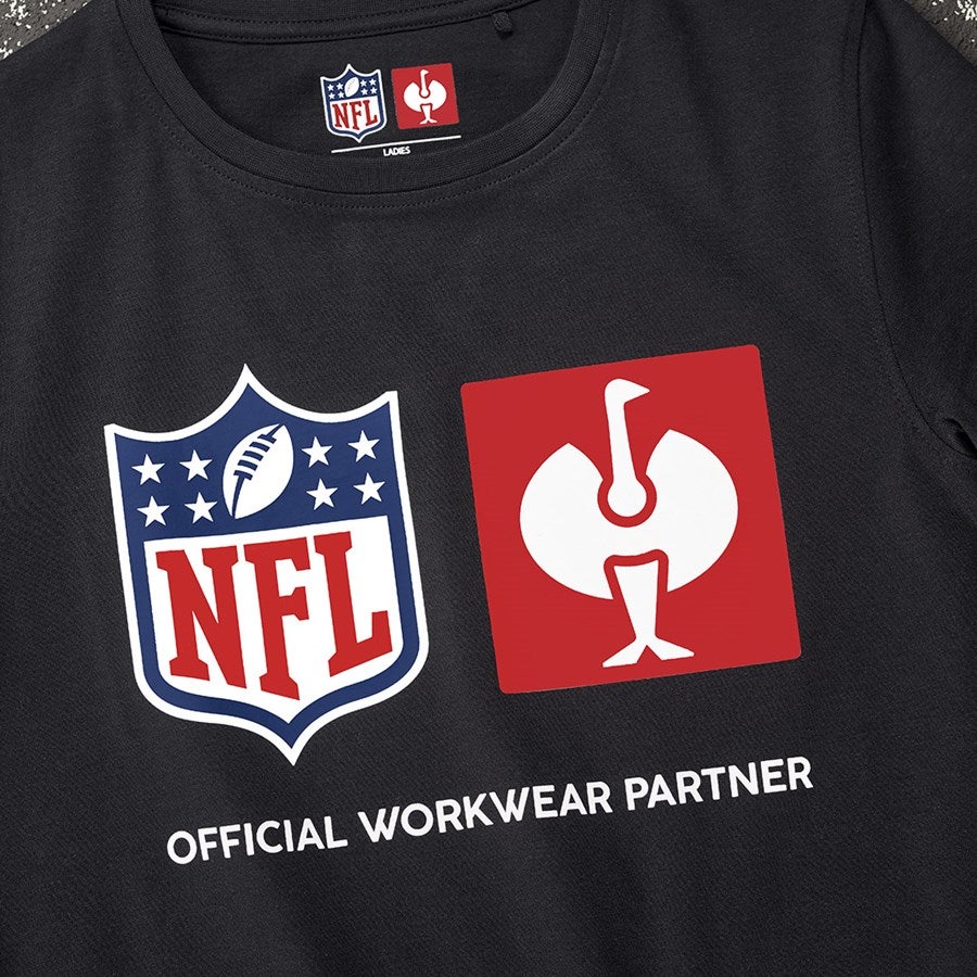 Detailed image NFL T-Shirt cotton, ladies black