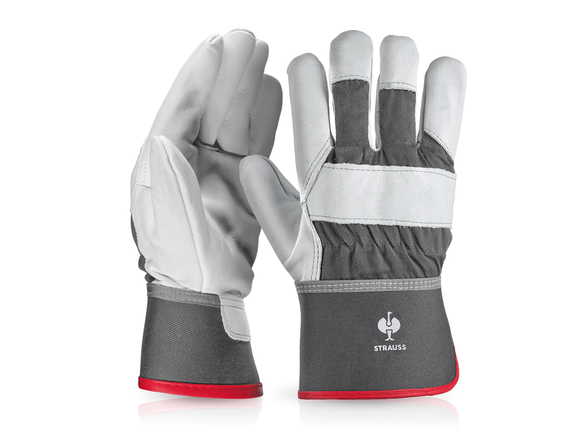 Primary image Grain leather gloves Platinum 9