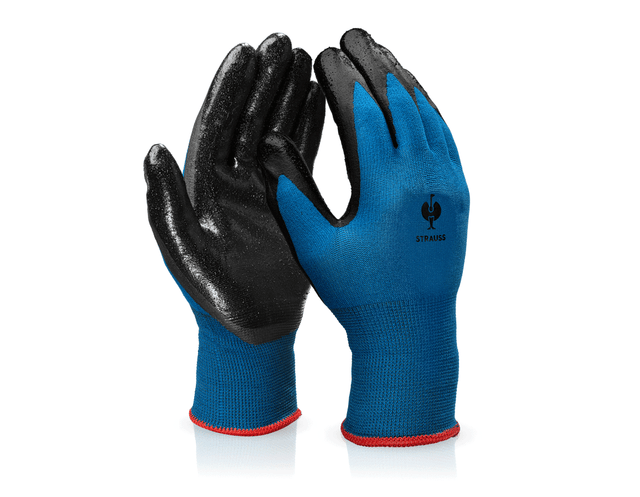 Primary image Neoprene micro gloves, back partially coated 8