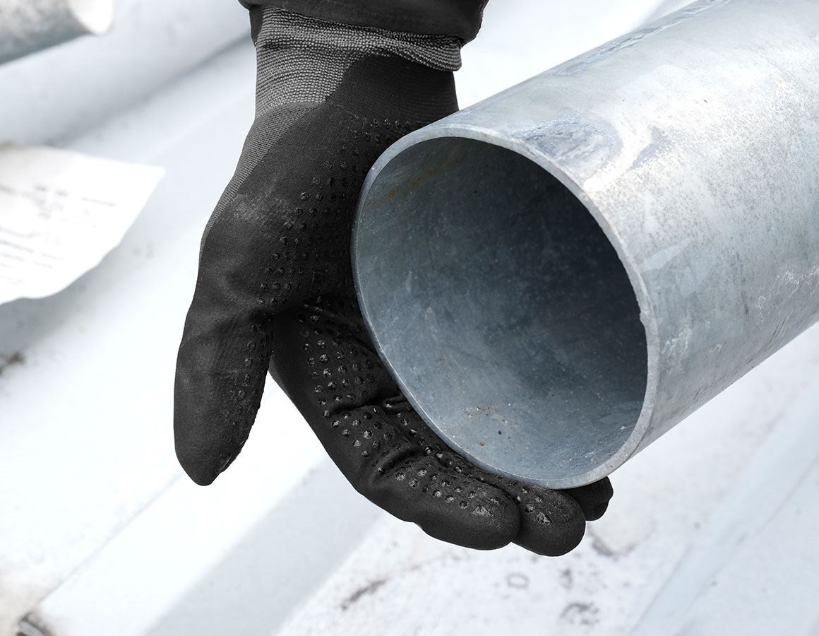 Additional image 2 Nitrile foam gloves evertouch micro plus black/grey