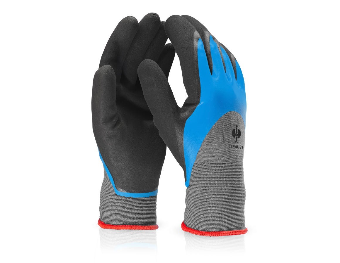 Primary image Nitrile foam gloves Flexible Pro blue/grey-melange