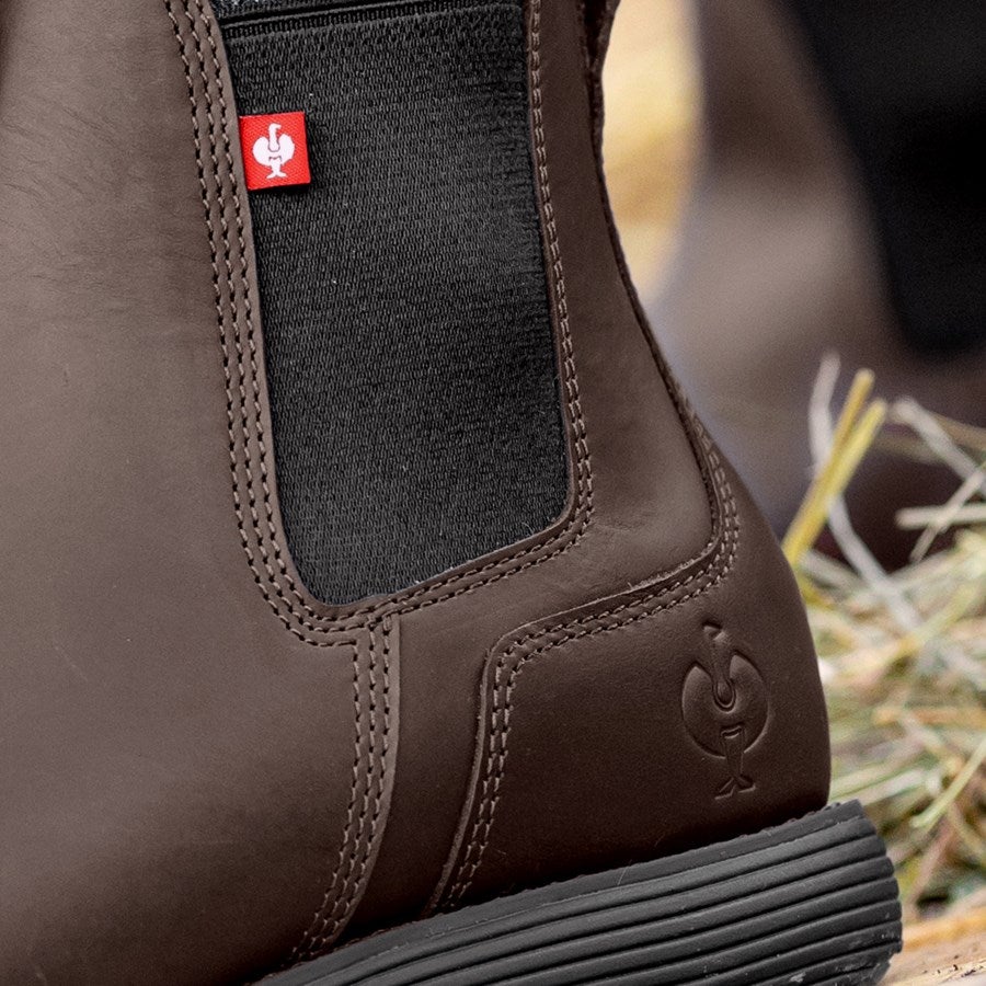 Detailed image O1 Work boots e.s. Amarillo mid marshbrown