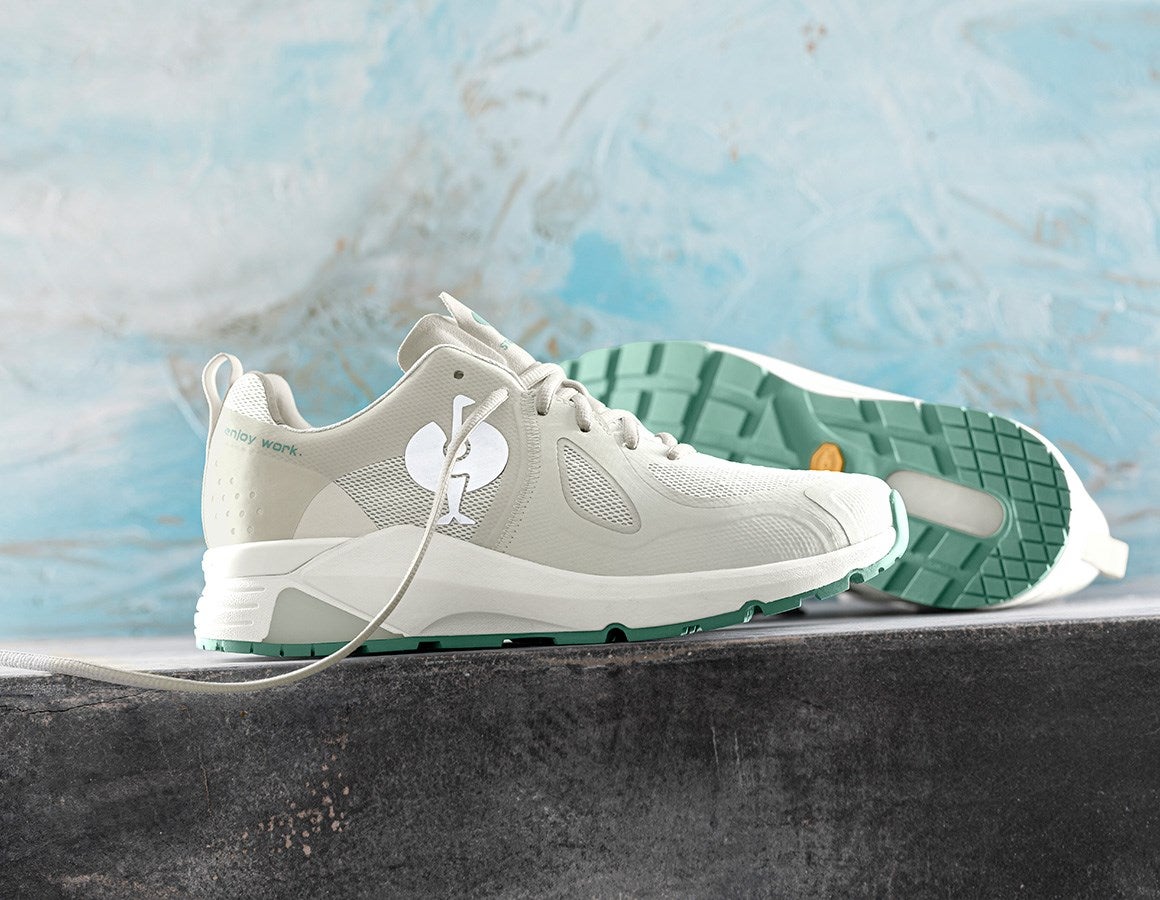 Main action image O1 Work shoes e.s. Chete warmsilver/malachitegreen