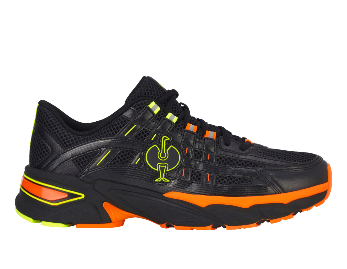 Primary image O1 Work shoes e.s. Lewistown low black/high-vis orange/high-vis yellow