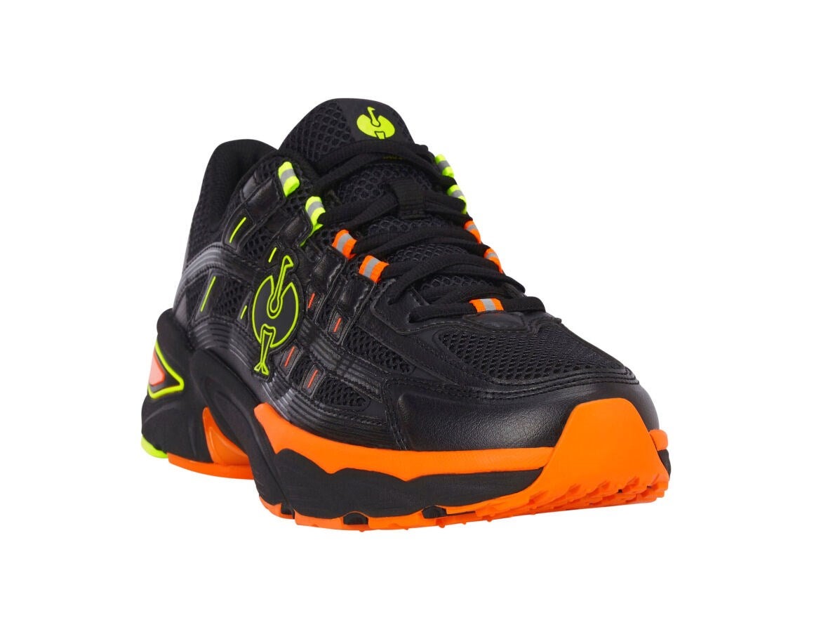 Secondary image O1 Work shoes e.s. Lewistown low black/high-vis orange/high-vis yellow