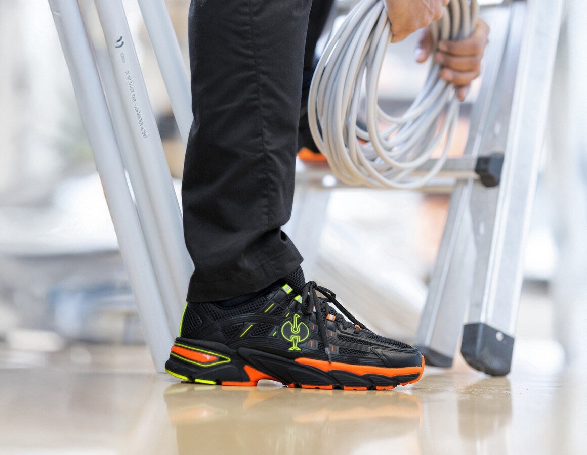 Additional image 2 O1 Work shoes e.s. Lewistown low black/high-vis orange/high-vis yellow