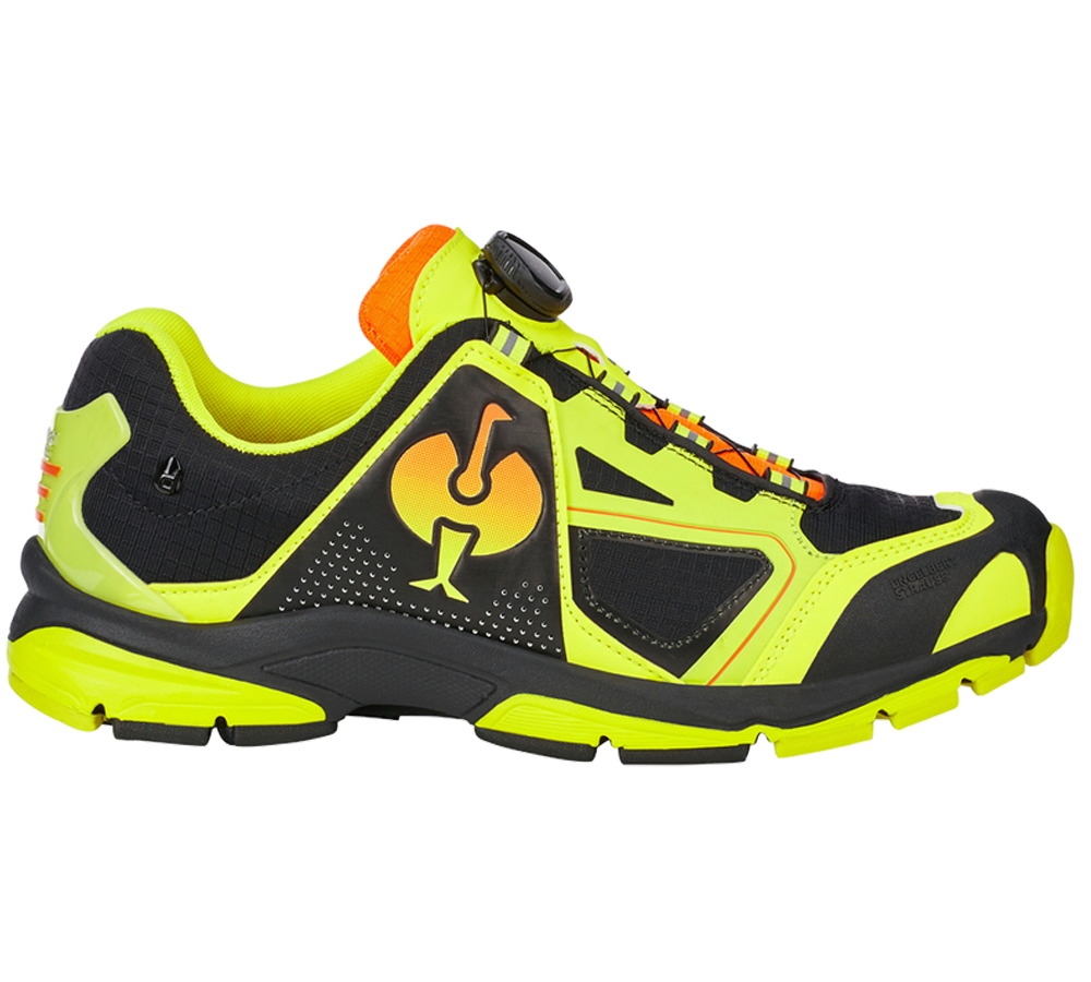 Primary image O2 Work shoes e.s. Minkar II black/high-vis yellow/high-vis orange