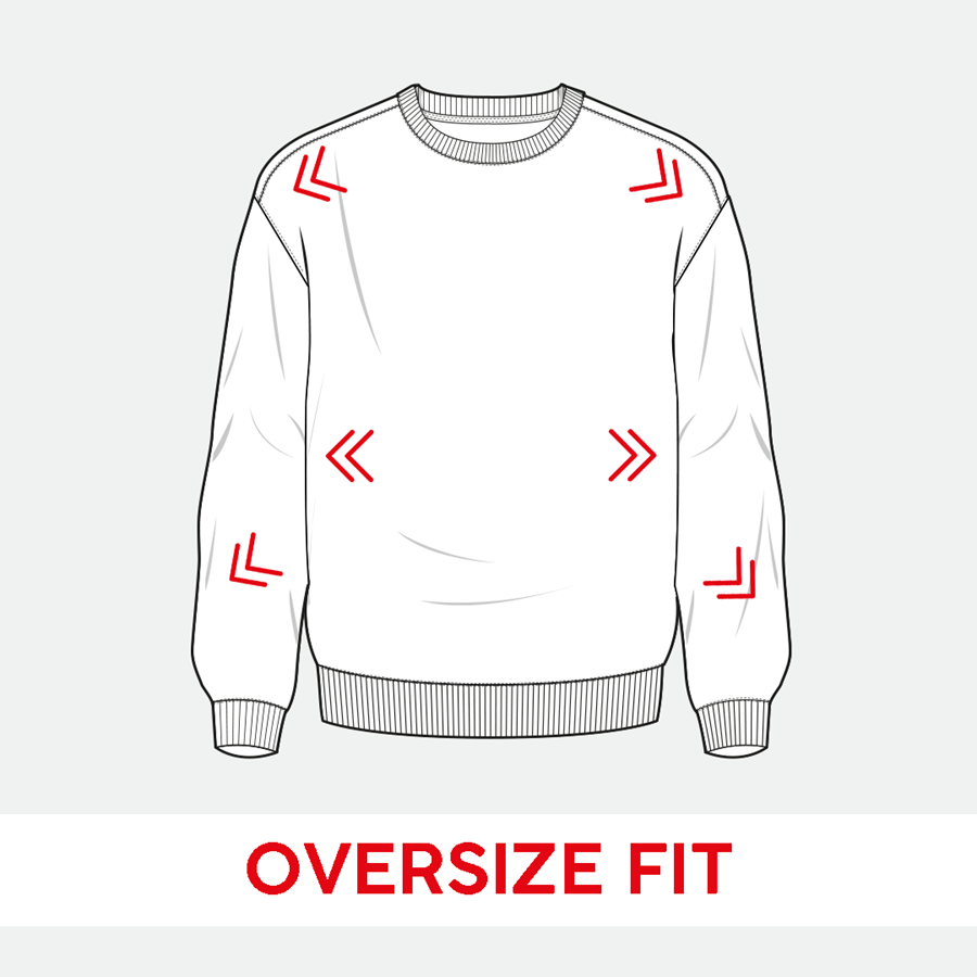 Detailed image Oversize sweatshirt e.s.motion ten oxidblack vintage