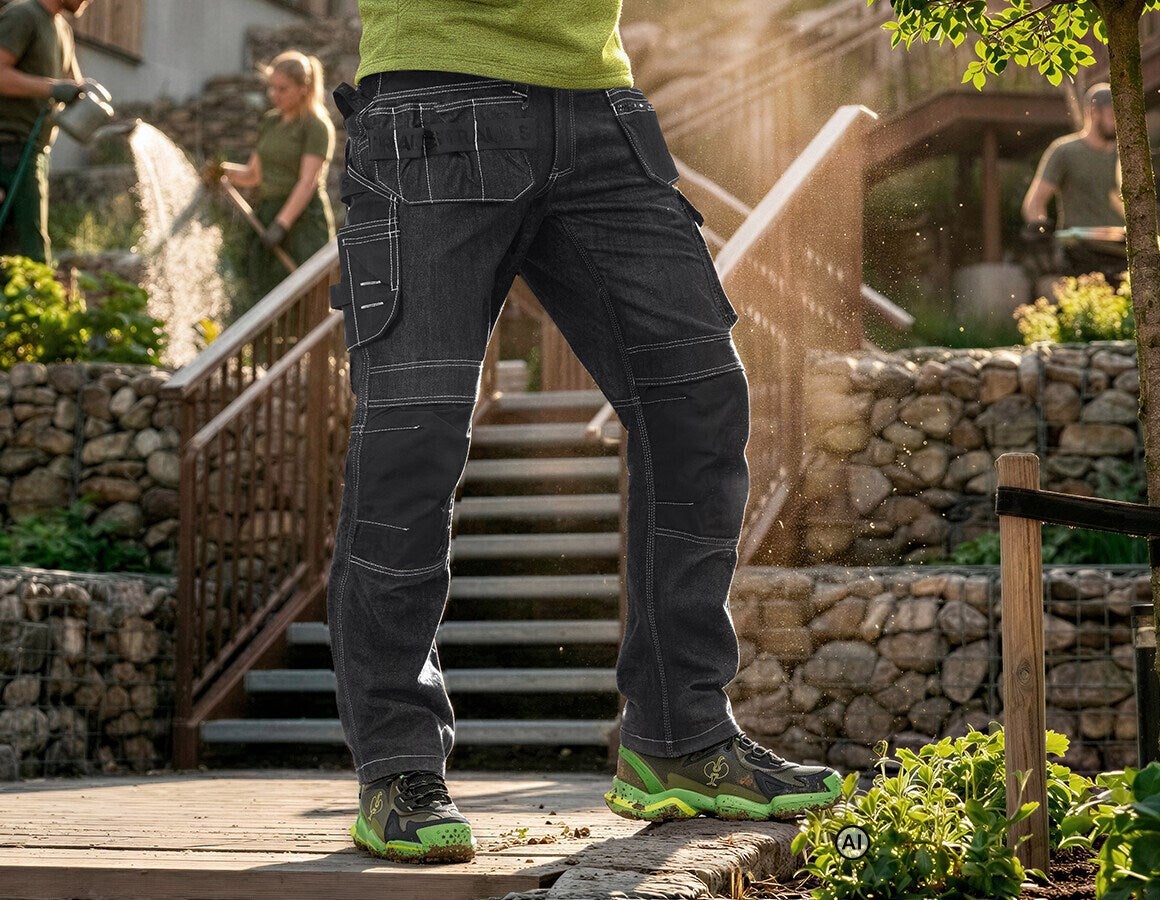 Additional image 3 POWERdenim holster jeans e.s.line.nordic raw black - AI generated / modified