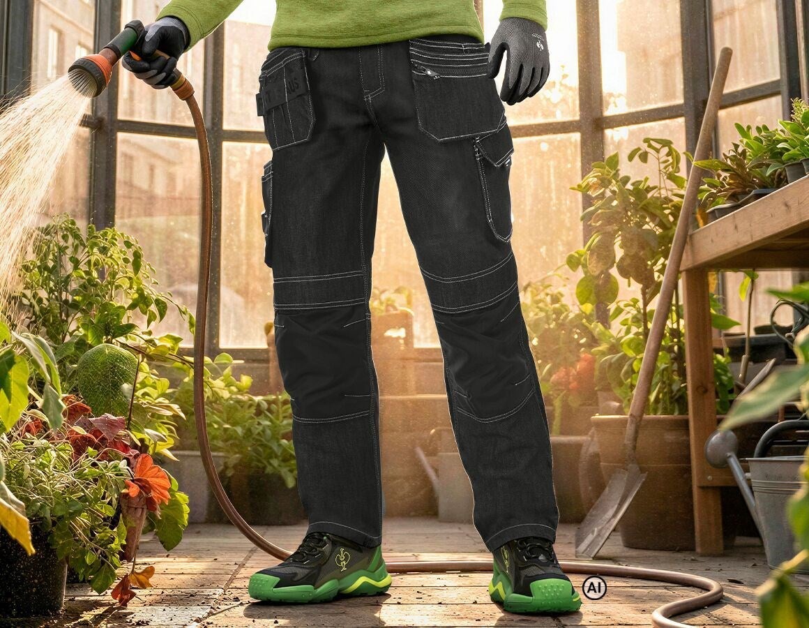 Main action image POWERdenim holster jeans e.s.line.nordic raw black - AI generated / modified