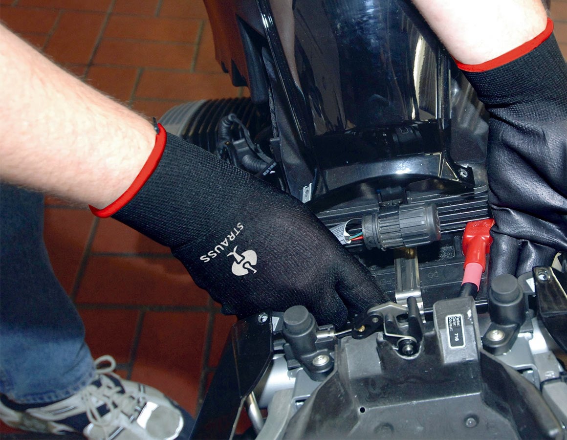 Additional image 1 PU micro gloves black