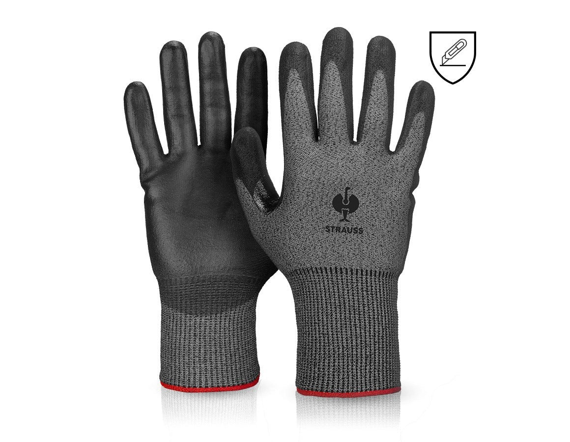 Primary image PU cut protection gloves, Cut F S/7