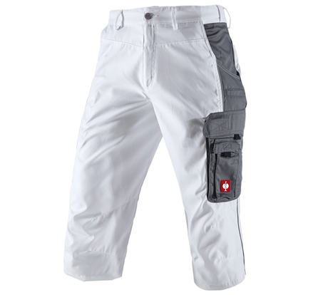 Primary image 3/4 length trousers e.s.active white/grey