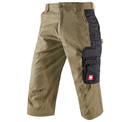 Primary image 3/4 length trousers e.s.active khaki/black