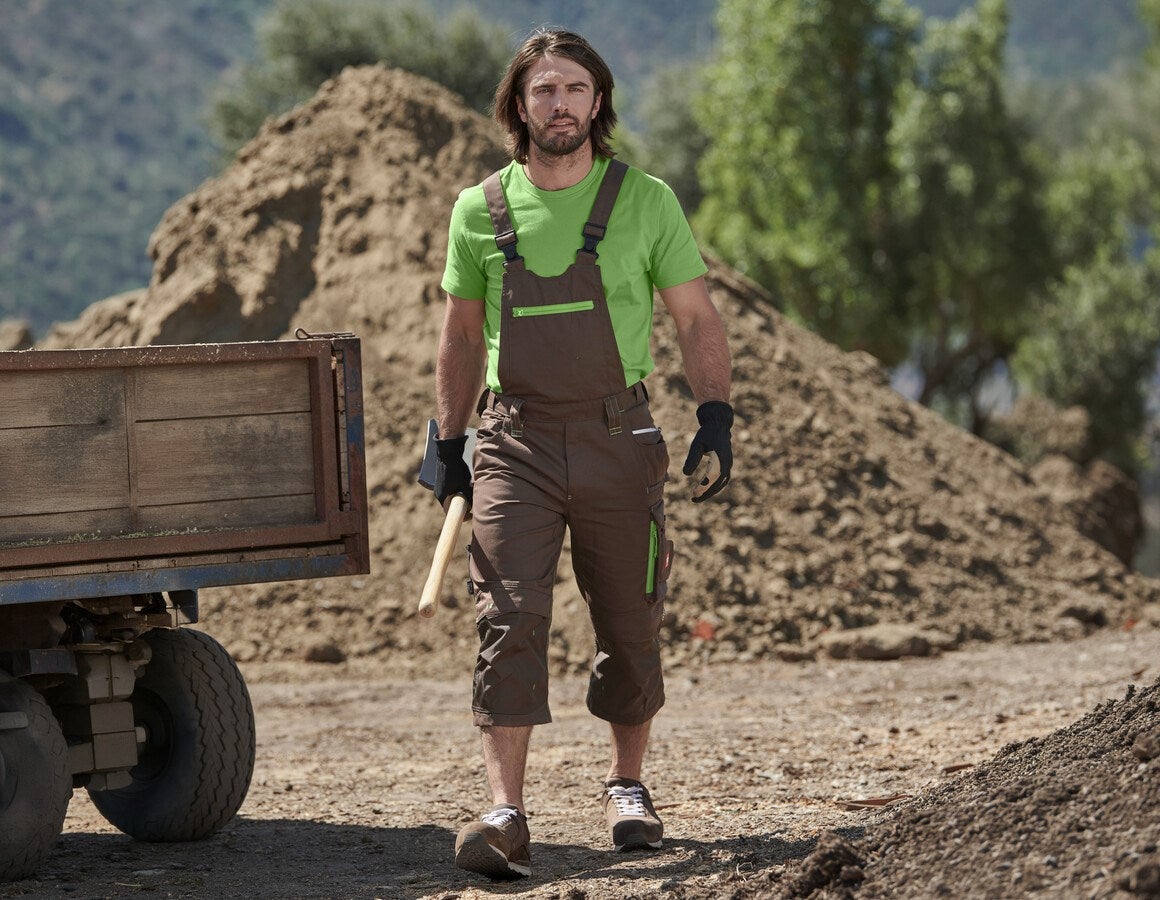 Main action image 3/4 bib & brace e.s.motion 2020 chestnut/seagreen