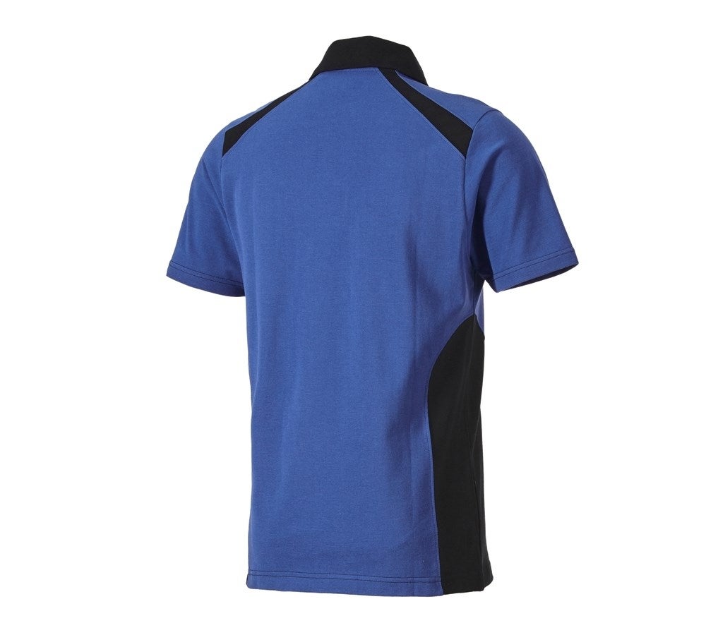 Secondary image Polo shirt cotton e.s.active royalblue/black