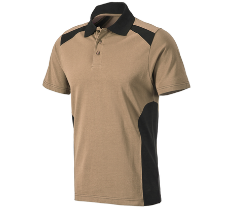 Primary image Polo shirt cotton e.s.active khaki/black