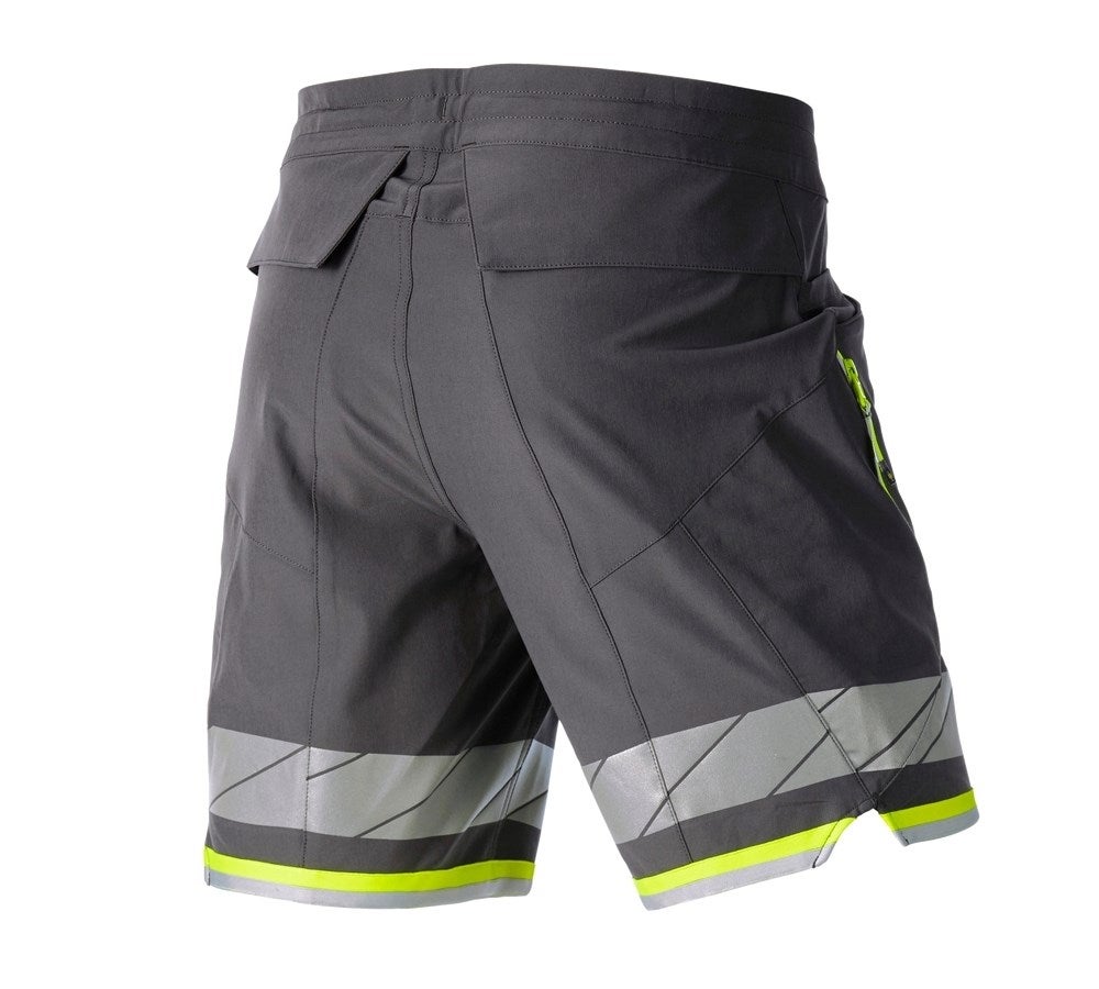 Secondary image Reflex functional shorts e.s.ambition anthracite/high-vis yellow