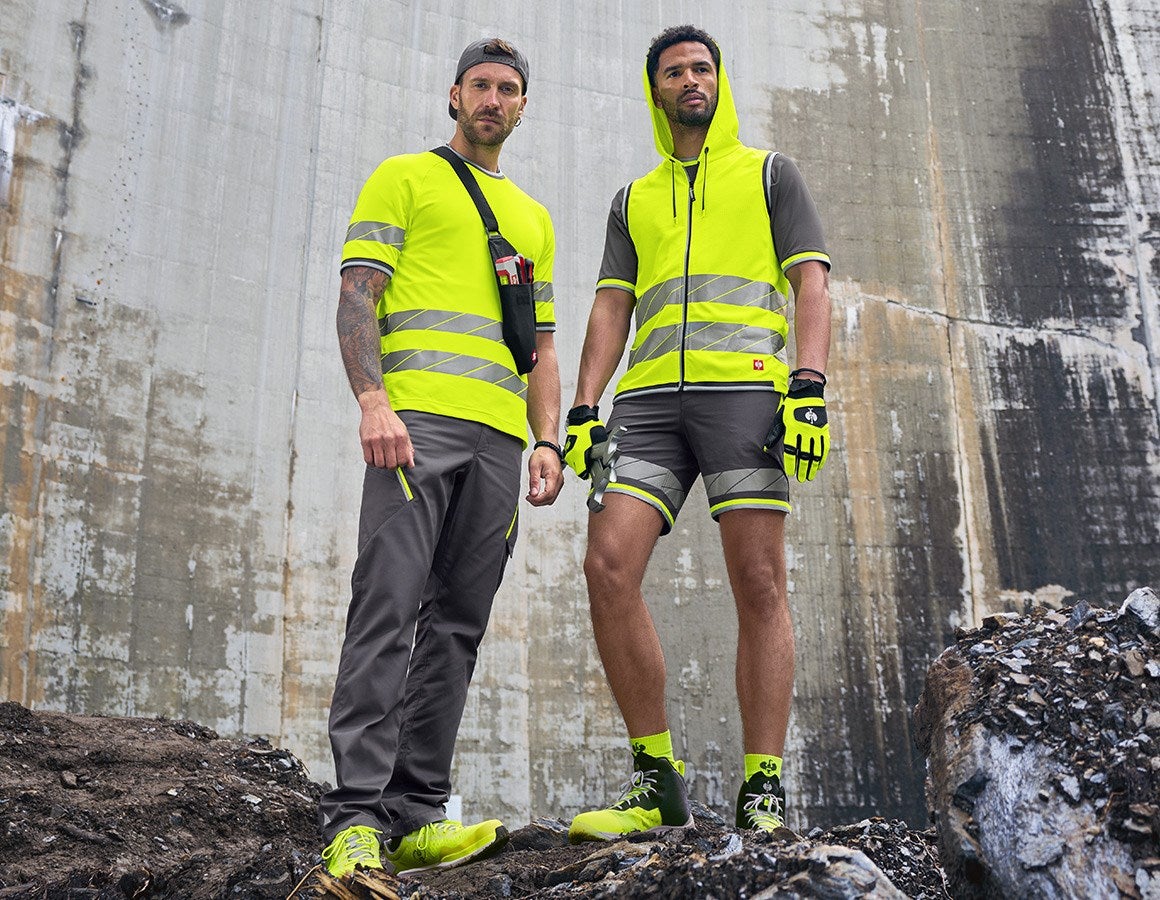 Additional image 2 Reflex functional shorts e.s.ambition anthracite/high-vis yellow