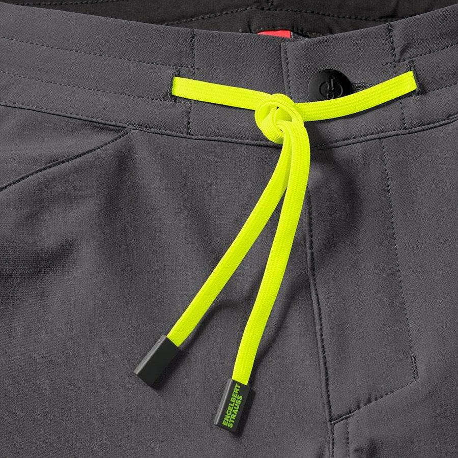 Detailed image Reflex functional shorts e.s.ambition anthracite/high-vis yellow