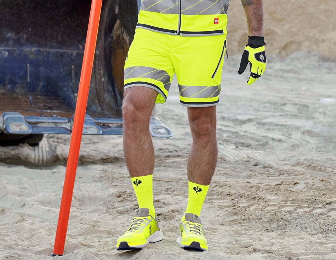 Main action image Reflex functional shorts e.s.ambition high-vis yellow/anthracite