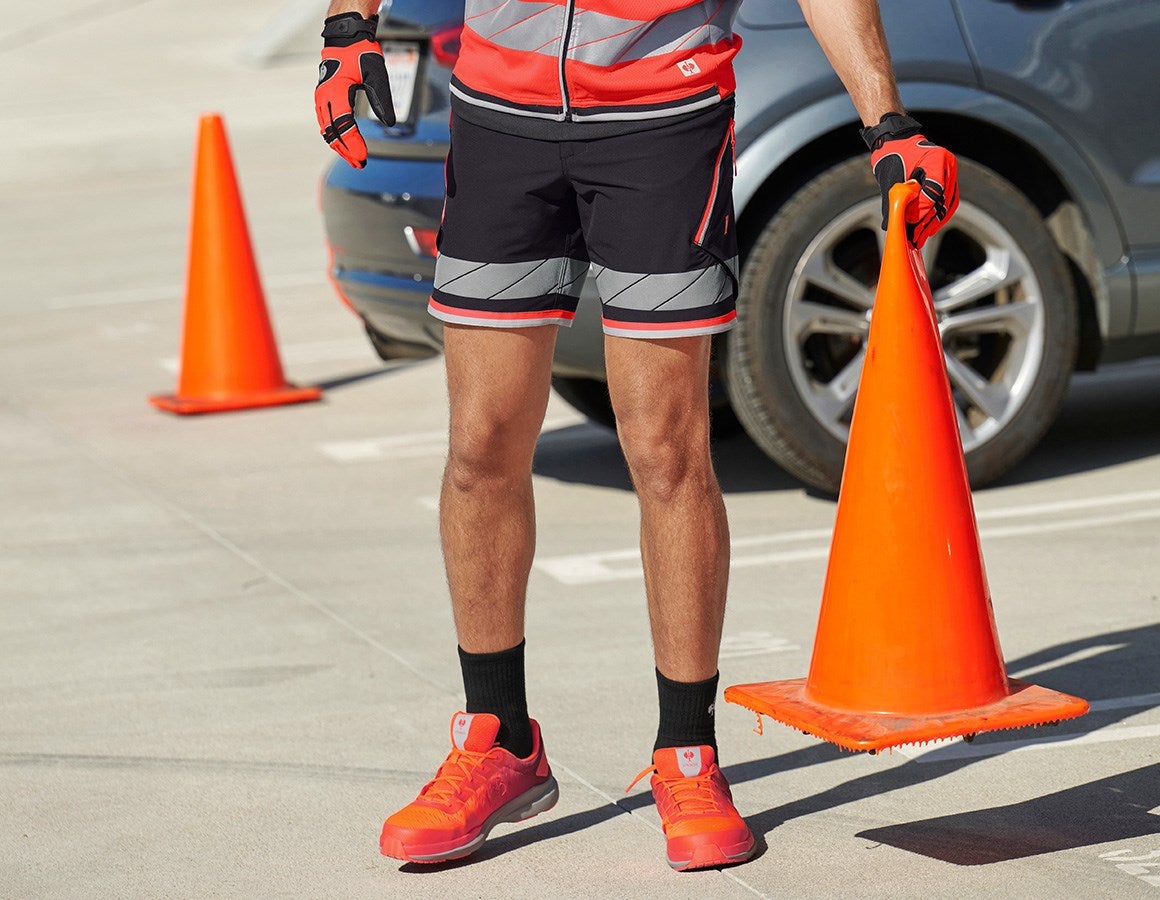 Main action image Reflex functional shorts e.s.ambition black/high-vis red