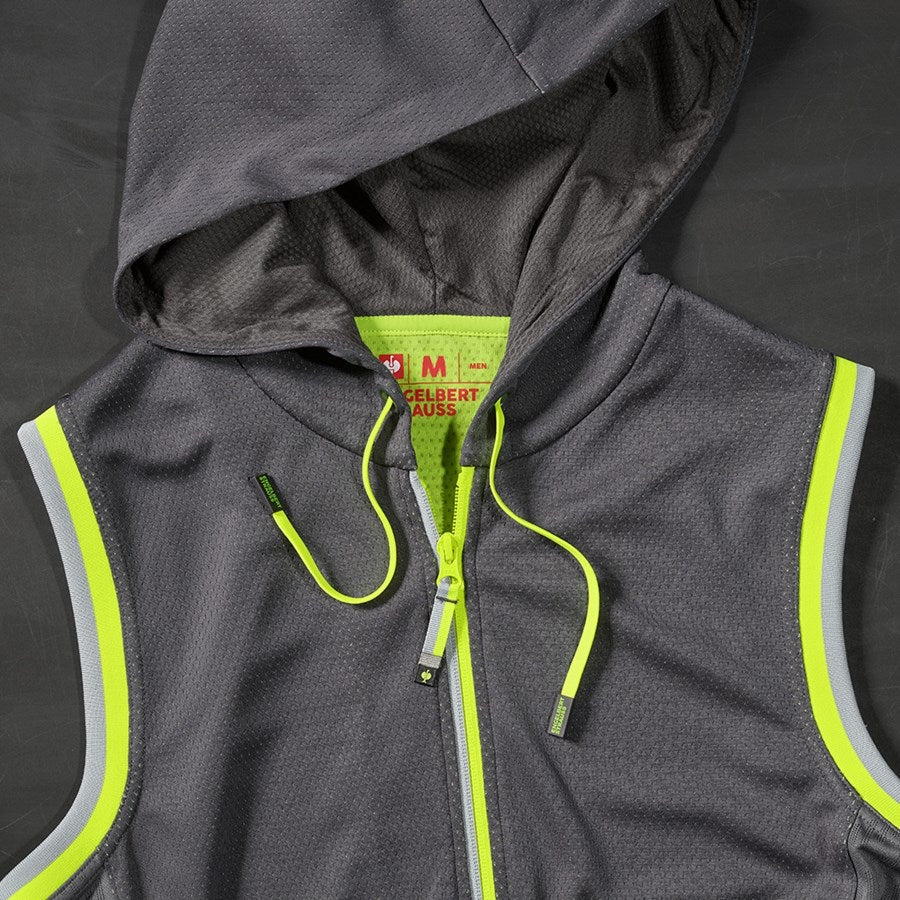 Detailed image Reflex functional bodywarmer e.s.ambition anthracite/high-vis yellow