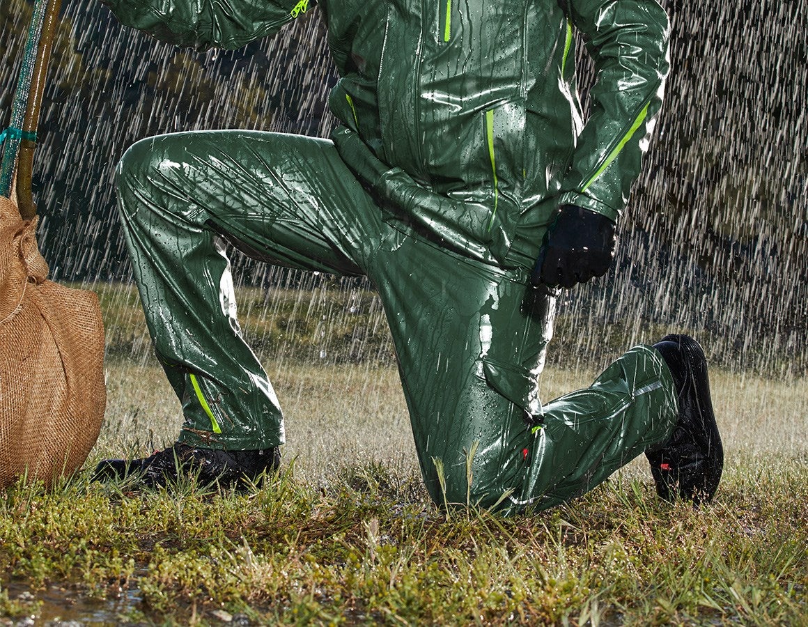 Main action image Rain trousers e.s.motion 2020 superflex green/seagreen