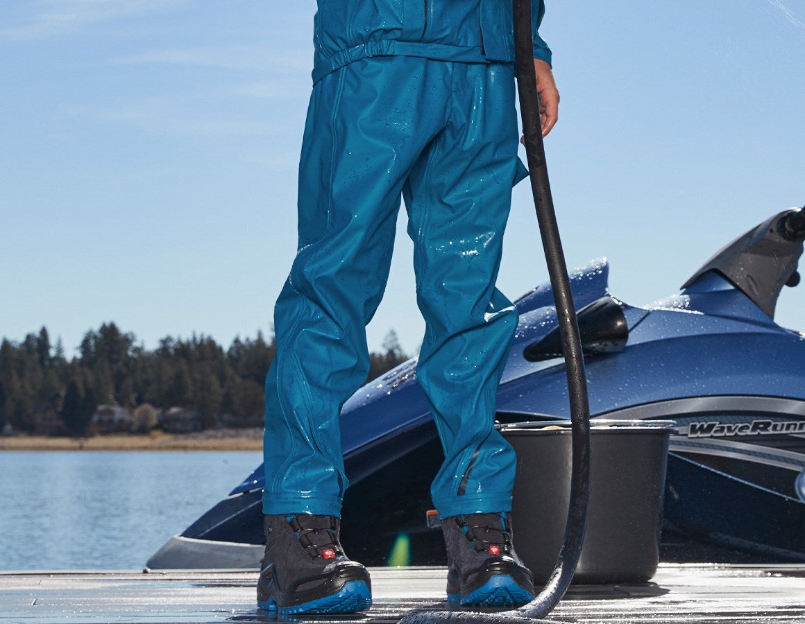 Main action image Rain trousers e.s.motion 2020 superflex,children's atoll/navy