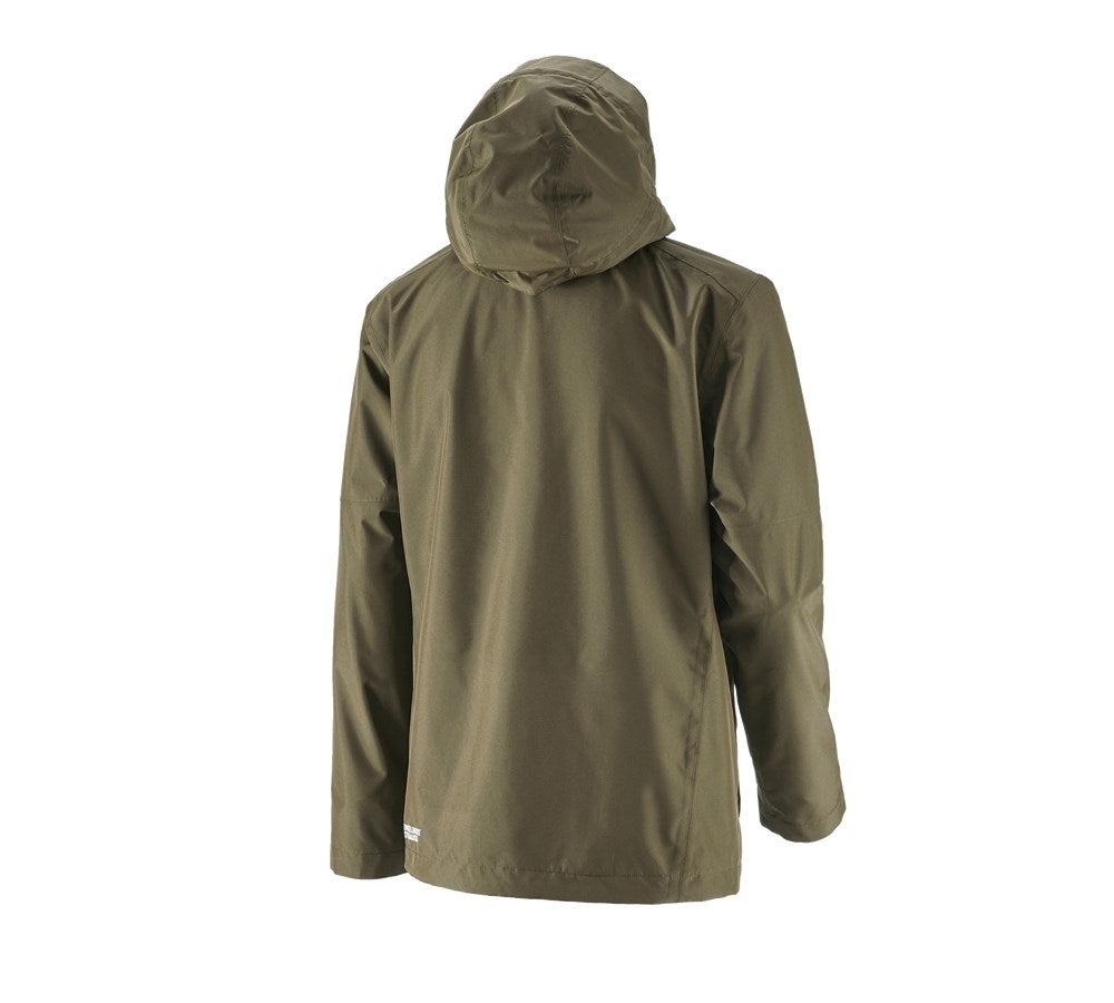 Secondary image Rain jacket e.s.concrete mudgreen