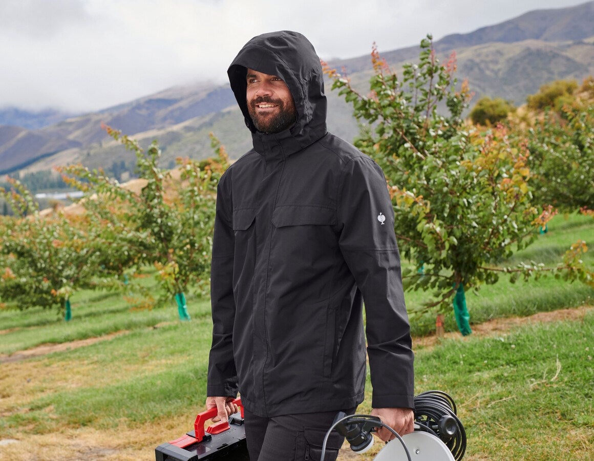 Additional image 1 Rain jacket e.s.concrete black