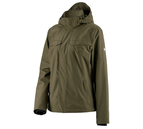 Primary image Rain jacket e.s.concrete, ladies' mudgreen