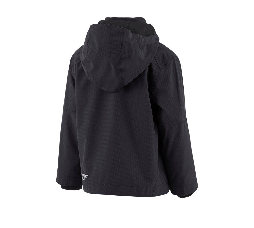 Secondary image Rain jacket e.s.concrete, children's black