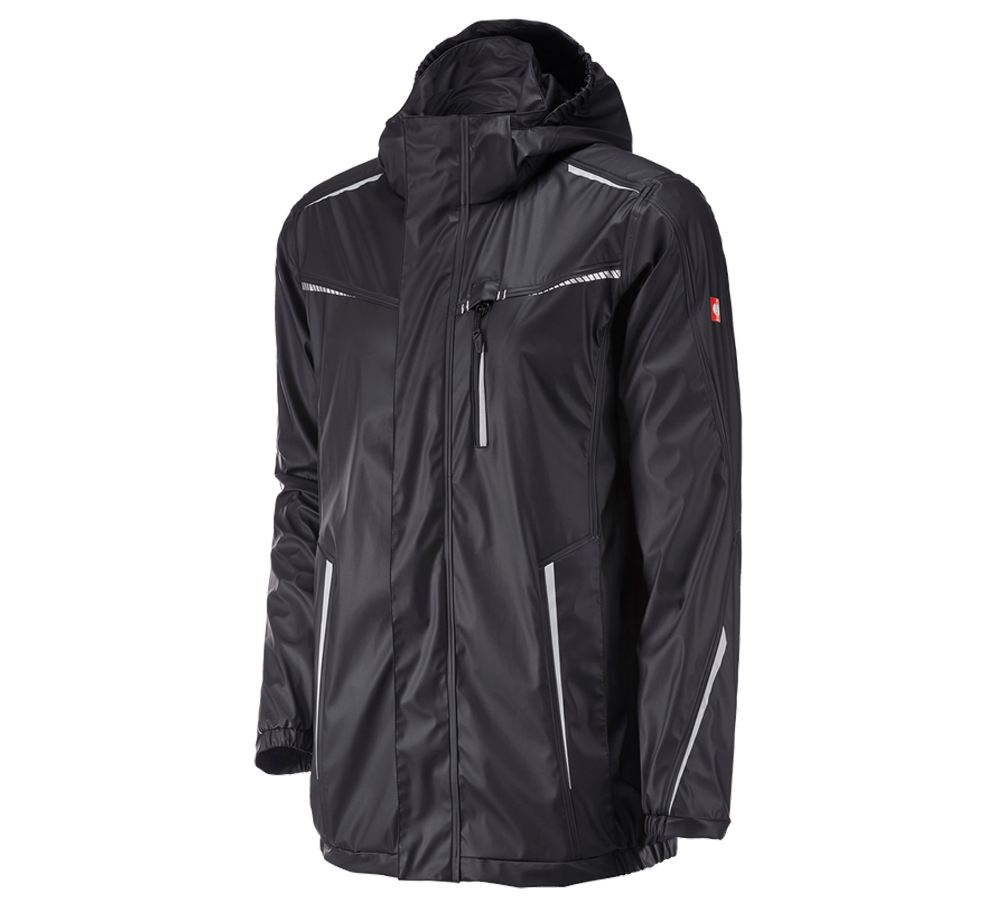 Primary image Rain jacket e.s.motion 2020 superflex black/platinum