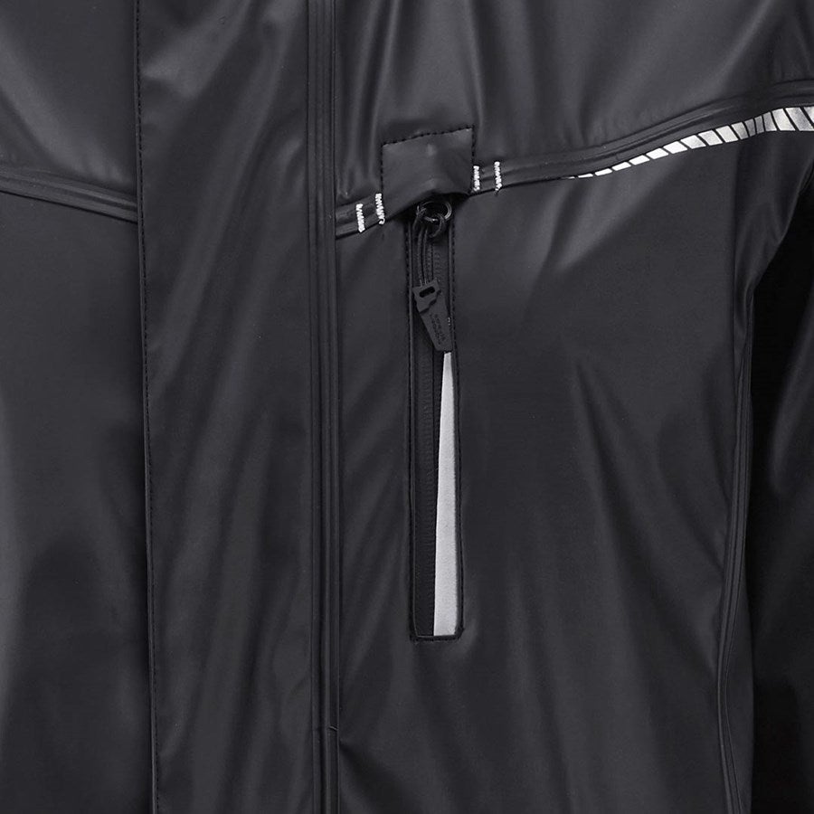 Detailed image Rain jacket e.s.motion 2020 superflex black/platinum
