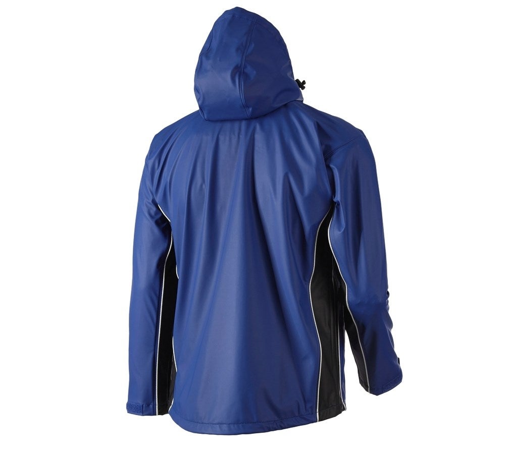Secondary image Rain jacket flexactive royalblue/black