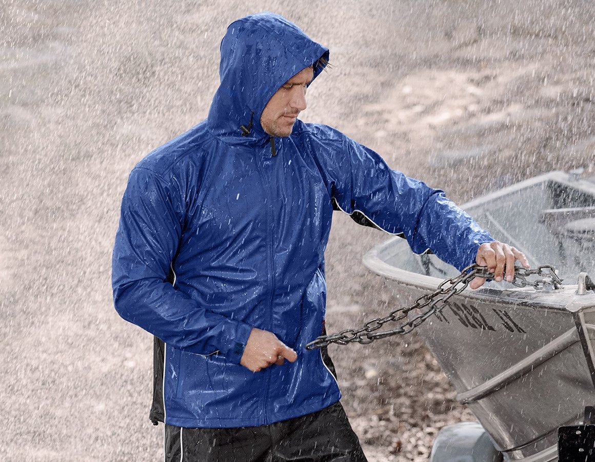 Main action image Rain jacket flexactive royalblue/black