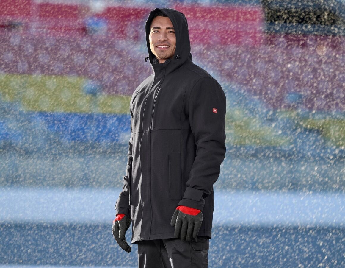 Main action image Rain Parka e.s.e:pic black