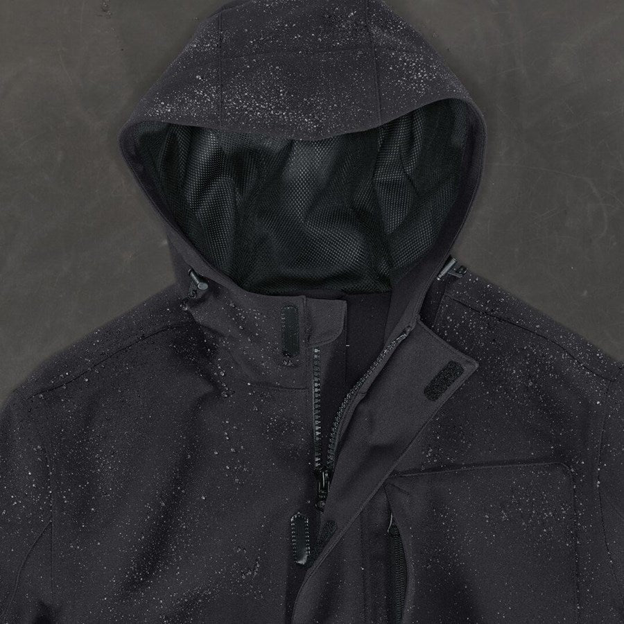 Detailed image Rain Parka e.s.e:pic black