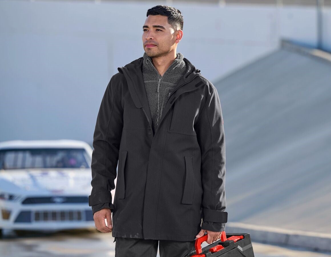 Additional image 3 Rain Parka e.s.e:pic black