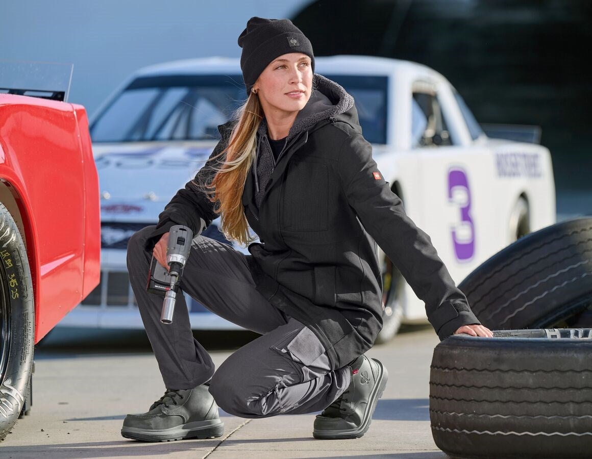 Additional image 1 Rain Parka e.s.e:pic, ladies' black